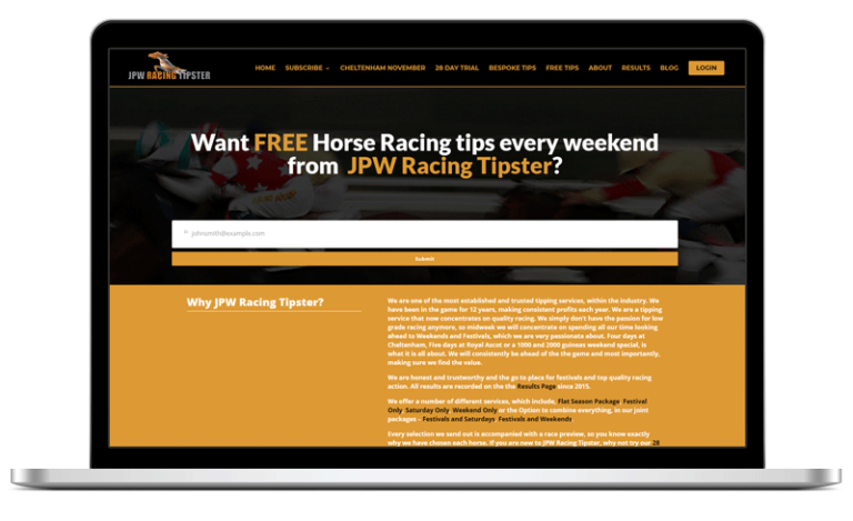 JPW Racing Tipster